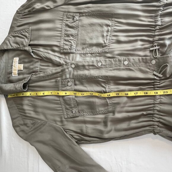Michael Kors Pullover Shirt Dress in Light Olive Green, Size M - Picture 13 of 15